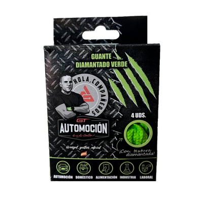 CAJA DE GUANTES DIAMANTADOS 4UDS