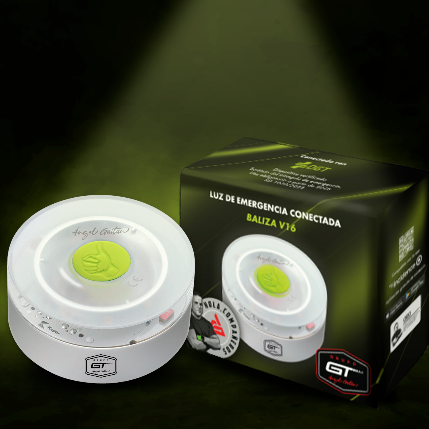 Baliza V16 Ángel Gaitán