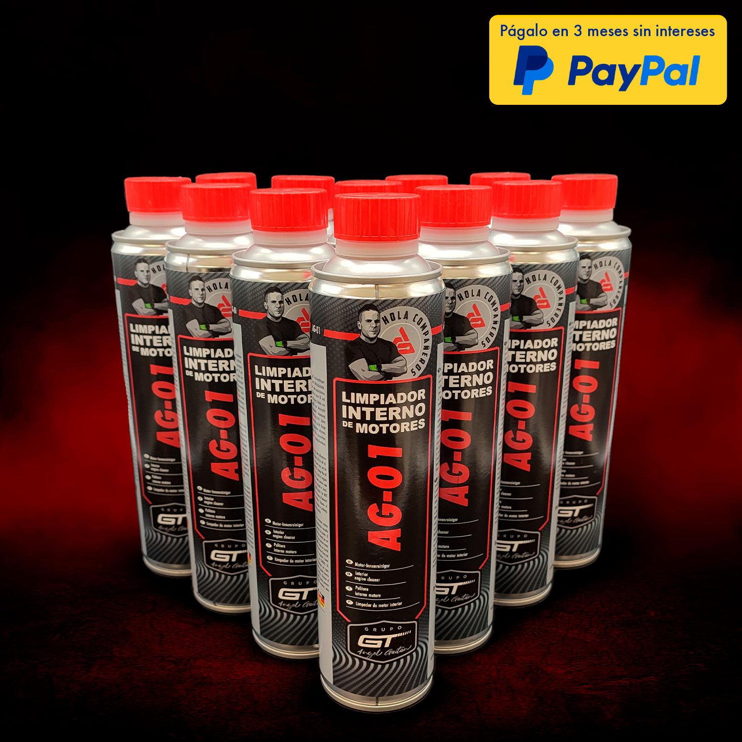 AG-01 LIMPIADOR INTERNO DE MOTORES X12 UDS.