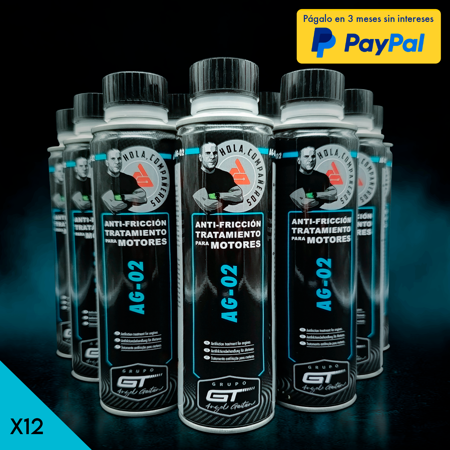 AG-02 ANTI-FRICCIÓN PACK X12 UDS.