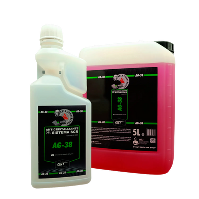 AG-38 ANTICRISTALIZANTE 5L + BOTELLA VACÍA