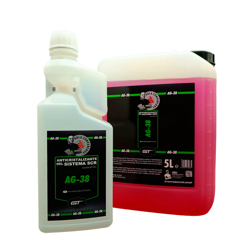 AG-38 ANTICRISTALIZANTE 5L + BOTELLA VACÍA